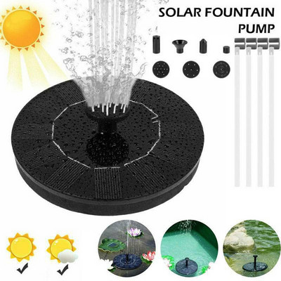 Plaukiojantis saulės vandens fontanas Baseinas Tvenkinys Namų sodo apdaila Lauko paukščių vonia Saulės energija varomas fontanas Vandens siurblys Dropshipping