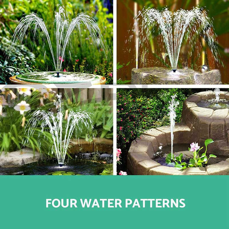 Saulės energijos skydelis vandens siurblys Sodo bešepetėlis tvenkinys fontanas baseinas vandens siurblys Akvariumas žuvų vandens siurblys 7V 1,5W 180L/H