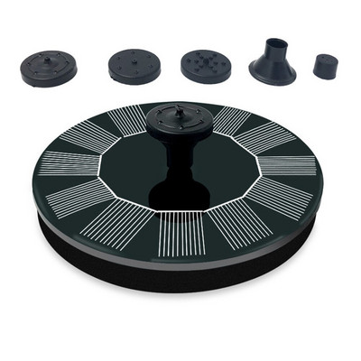 Solárne fontánové čerpadlo 16/13 cm záhradná fontána, dekorácia bazéna, jazierka, solárny panel, fontána, vodné čerpadlo, záhradná dekorácia