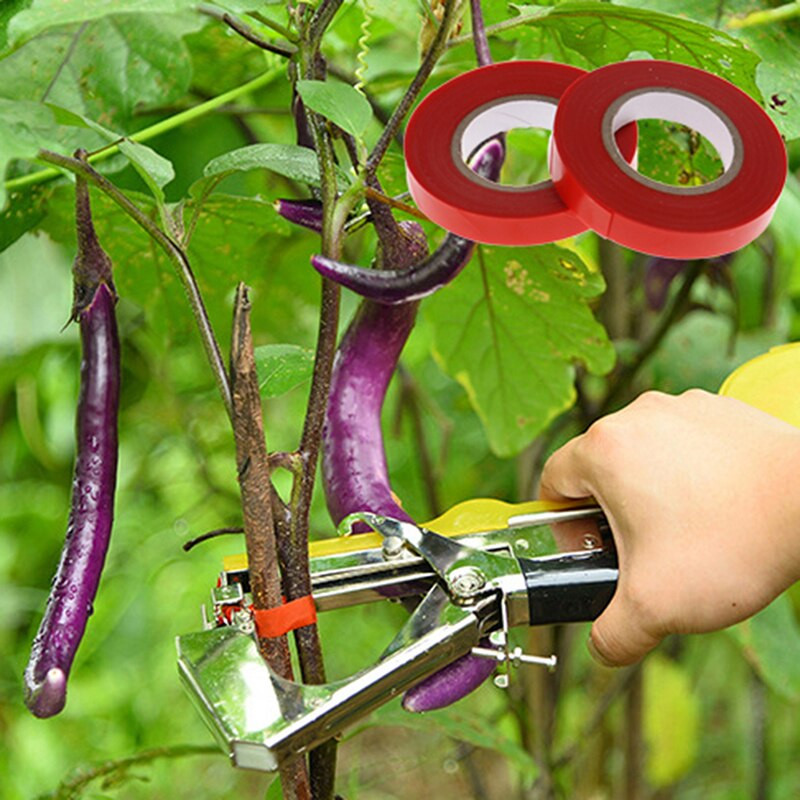 10 ks pások Tapetool, PVC viazanie rastlín, páska Tapetools na konáre, záhradné náradie, zväzkovač, pištoľ na vinič, viazací stroj, páska, viazacia páska