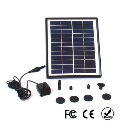 Solárna záhradná fontána AMKOY 5W, čerpadlo 400 l/h, solárne záhradné fontány, vodopády, solárna vtáčia fontána, vodné čerpadlo