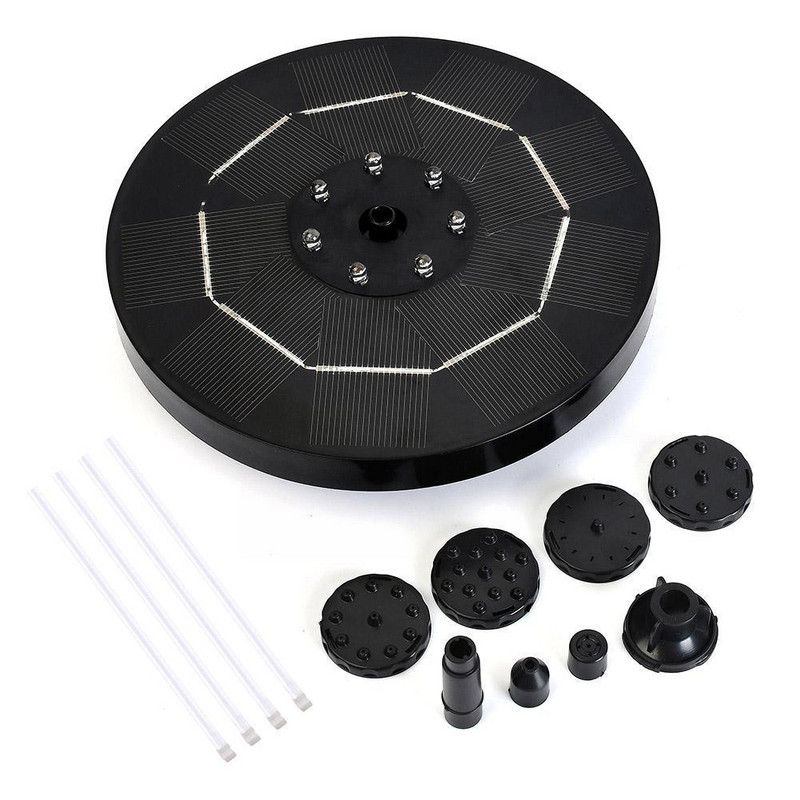 Päikeseenergia purskkaev Bassein Aed Voolav veepurskkaev Ujuv vann Linnupurskkaev Purskkaev välihoov V2a1