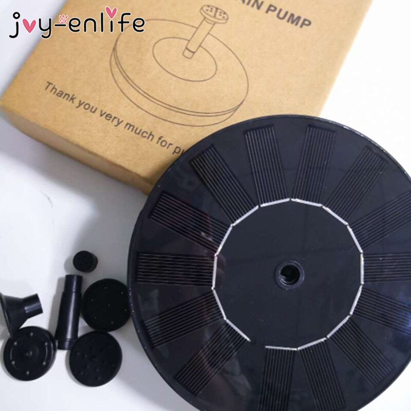 Saulės fontanas laistymo rinkinys Kiemas kraštovaizdis plūduriuojantis vandens siurblys lauko sodas baseinas tvenkinys krioklio dekoravimo fontanas