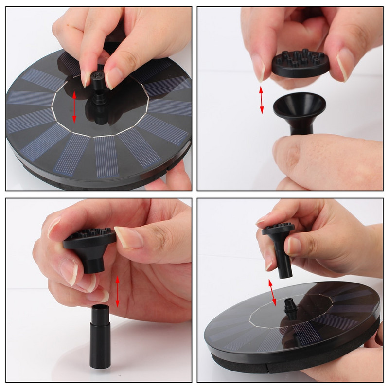 Záhradný vodopád, fontána, čerpadlo, jazierko, terasa, záhradná dekorácia, vtáčia kúpeľ, solárny panel, solárna fontána, plávajúca fontána