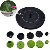 Solárne fontánové čerpadlo 6V/1W Kruhové záhradné solárne vodné čerpadlo Solárne vodné čerpadlo Plávajúce fontánové čerpadlo pre vtáčie kúpele alebo jazierka