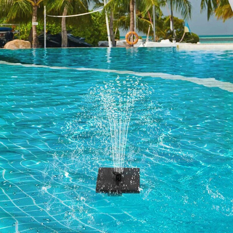 2X solárna vodná fontána, čerpadlo, solárna fontána, vtáčia fontána, vodná plávajúca fontána, jazierko, záhradná terasa, trávnik, dekorácia