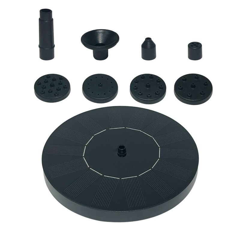 Plaukiojantis fontanas Mažas sodas Mikro saulės energija tekantis vandens fontanas Saulės fontanas pakabinamas saulės vandens purkštuvai Sodo įrankiai