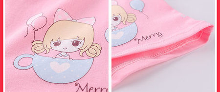 Боксерки и бикини за момичета с апликация по 5 и 6 броя в комплект 