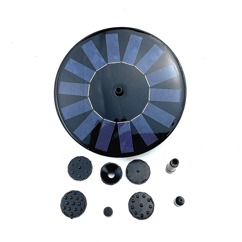 Mini solárna fontána bazén jazierko vodopád fontána záhradná dekorácia vonkajšia vtáčia kúpeľ solárna fontána