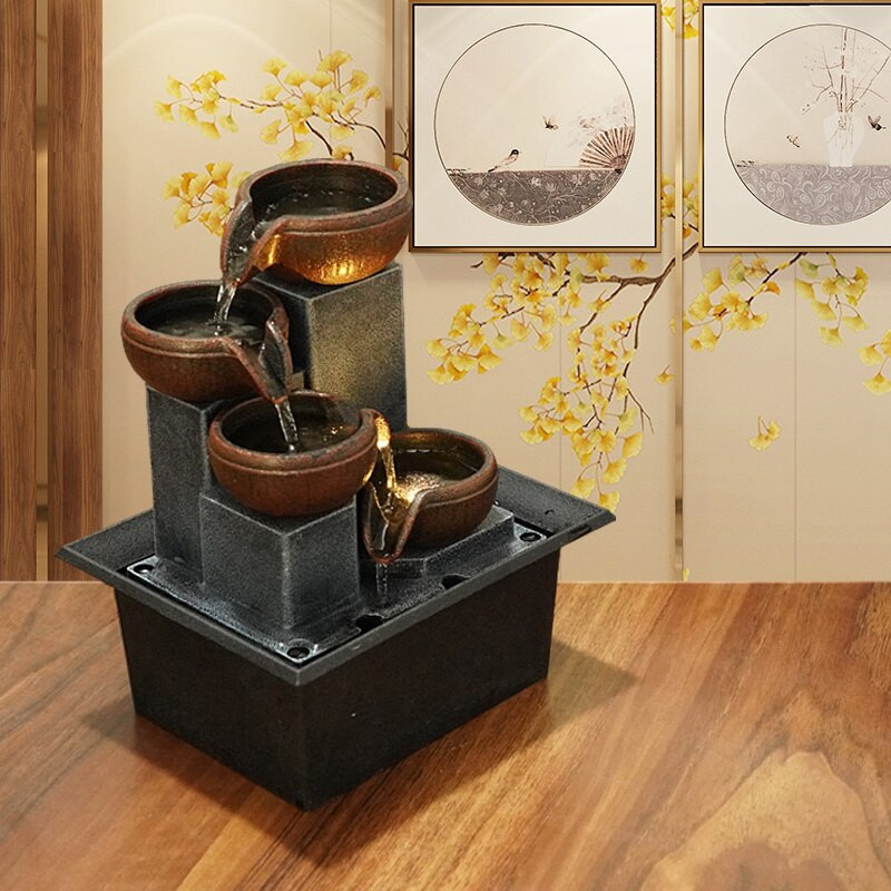 Stalinio fontano papuošalai Namų sodininkystei puošmena Rokas Vandens fontanas Amatai Dovanos Stalinio stalo puošmenos