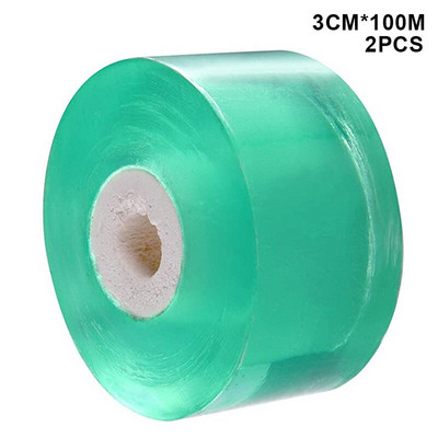Skiepijimo juosta, 2 vnt., ištempiama sodo augalų juosta Lipni plėvelė juosta vaismedžių sodinimui medelyne 3/4/5cm*100M LBE