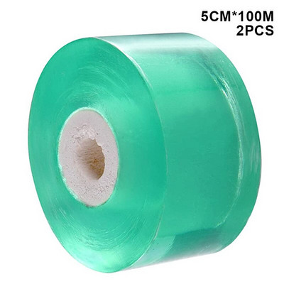 Skiepijimo juosta, 2 vnt., ištempiama sodo augalų juosta Lipni plėvelė juosta vaismedžių sodinimui medelyne 3/4/5cm*100M LBE