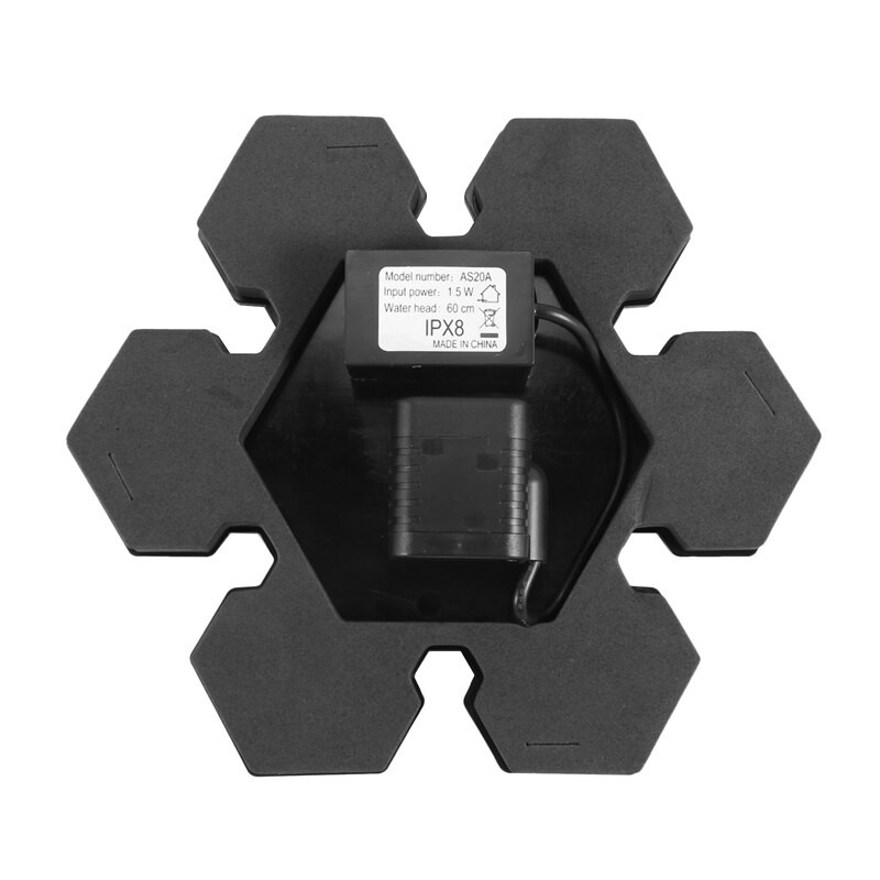 2X solárne fontánové čerpadlo, solárne napájané vtáčie kúpele, fontánové čerpadlo, sada solárnych panelov, vodné čerpadlo, zavlažovacie ponorné čerpadlo.