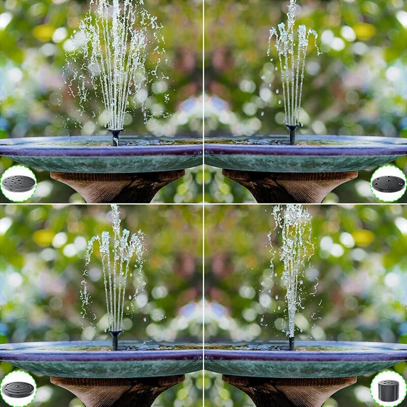 Vandens fontano siurblys lauke, patobulintas saulės energijos šaltinio tvenkinio siurblio rinkinys su kuoleliu, saulės energija varomas vandens fontano siurblys