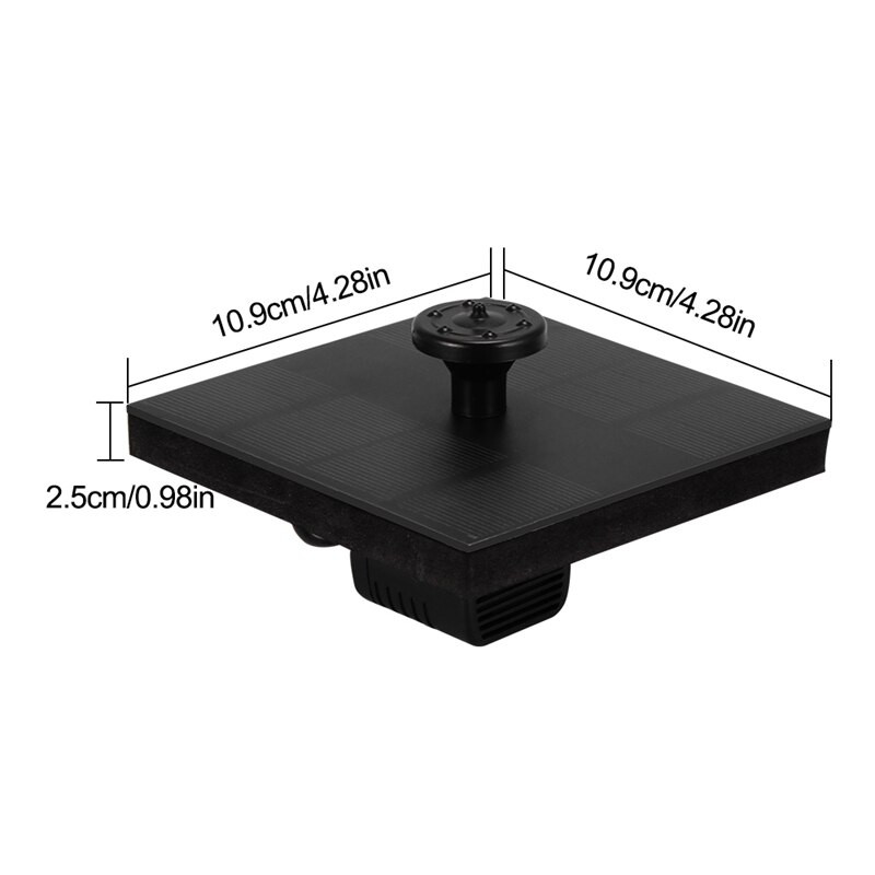 Saulės energijos vandens fontano siurblys Saulės Fontein paukščių fontanas Vandens plūduriuojantis fontanas Tvenkinys Sodo terasos dekoras Vejos dekoras