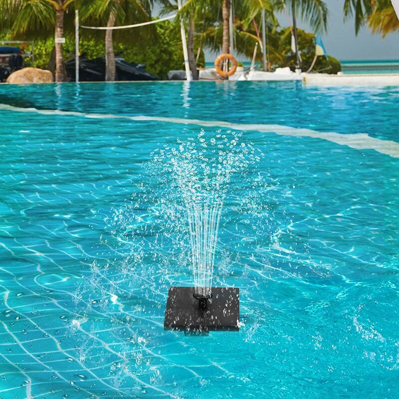 Saulės energijos vandens fontano siurblys Saulės Fontein paukščių fontanas Vandens plūduriuojantis fontanas Tvenkinys Sodo terasos dekoras Vejos dekoras