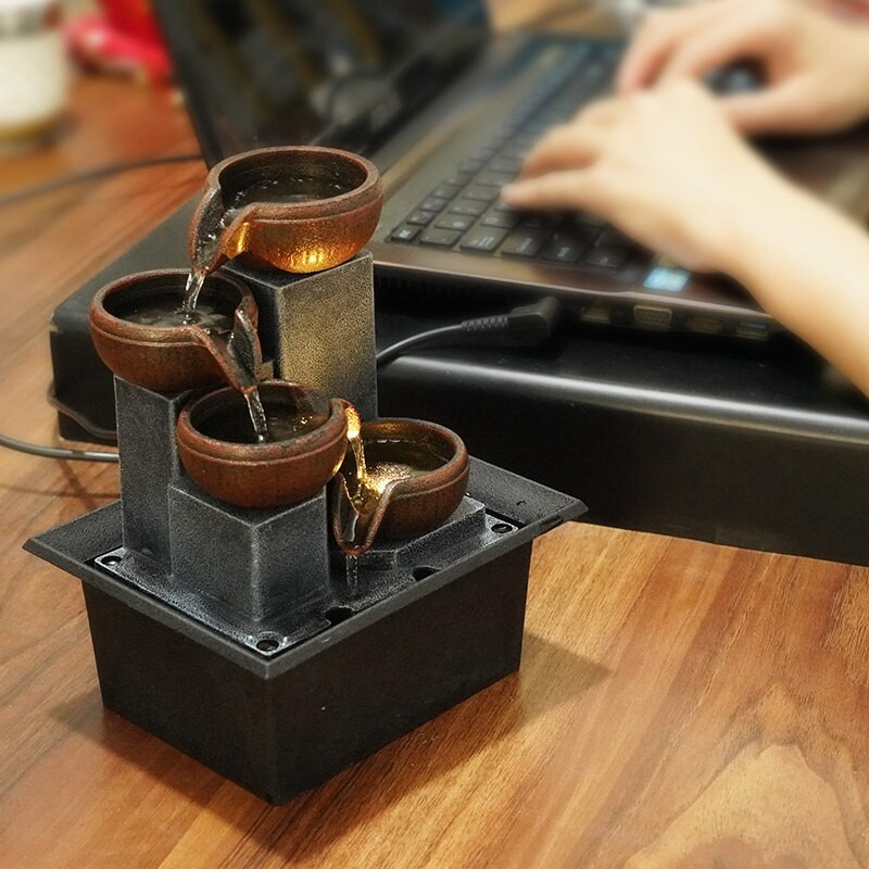 Stalinio fontano papuošalai Namų sodininkystei puošmena Rokas Vandens fontanas Amatai Dovanos Stalinio stalo puošmenos