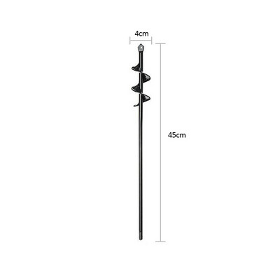 Sindax sodo sraigtas spiralinis grąžtas Roto sėjamosios lemputė HEX veleno grąžtas sraigtas Sodo sodinimo sraigės sodinimo skylių kasimo įrankis