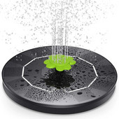 Päikeseenergia purskkaevupump Ujuv purskkaevupump linnuvanni basseini akvaariumi ja väliaia kaunistamiseks