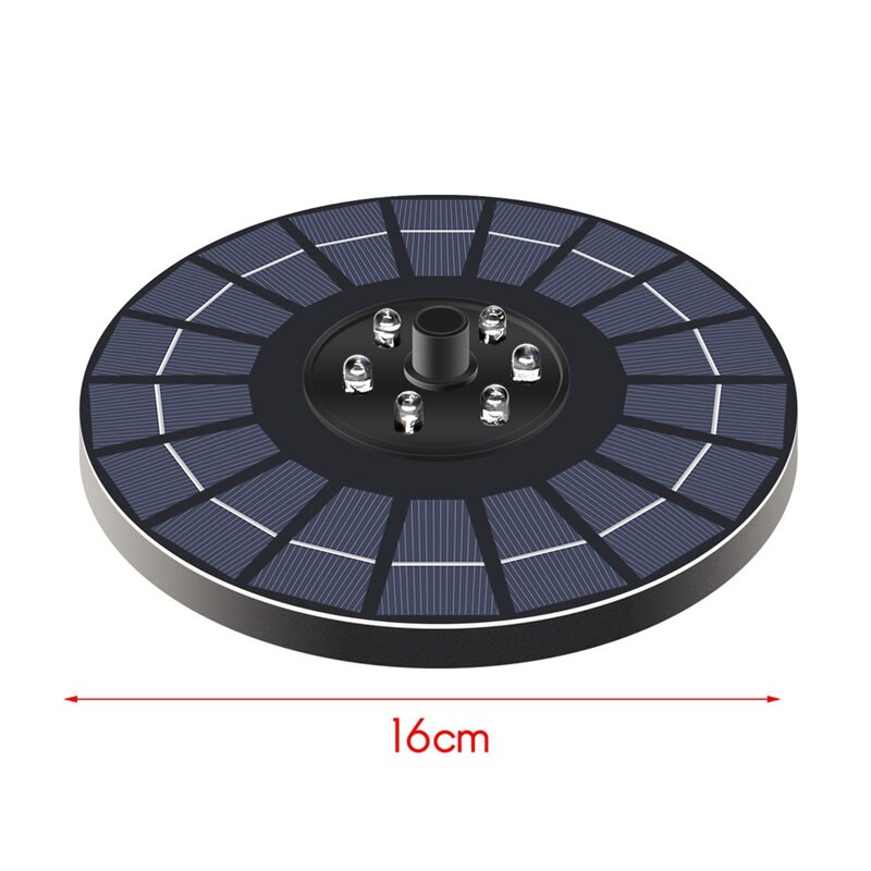 BSV-SP046L Solárne fontánové čerpadlo Vodné čerpadlo Plávajúca fontána Batériové svetlo