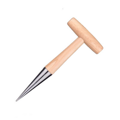 Ručný záhradný nástroj Dibber, nástroj na siatie a presádzanie, záhradný sadbovač cibúľ, nástroj na výrobu jamiek na sadenice, štartér so špicatým otvorom