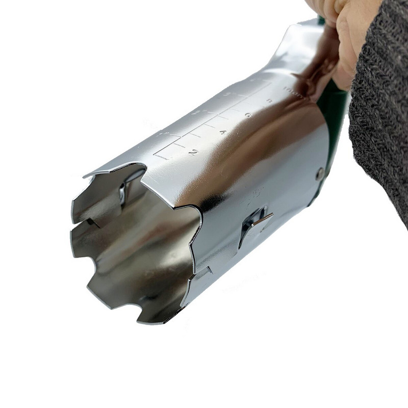 Ručný záhradný nástroj Dibber, nástroj na siatie a presádzanie, záhradný sadbovač cibúľ, nástroj na výrobu jamiek na sadenice, štartér so špicatým otvorom