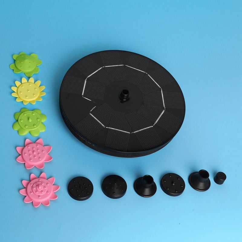 Solárne fontánové čerpadlo Plávajúce fontánové čerpadlo pre vtáčí kúpeľ, akvárium, akvárium a vonkajšiu záhradnú dekoráciu