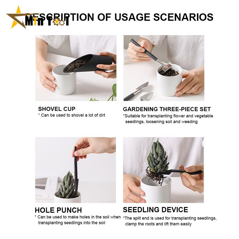 8/13 vnt. sodo sodintuvų rinkinys Sultingi augalai Įrankiai Sodo rankinių įrankių rinkinys Kambarinių bonsų miniatiūrinių persodinimo sodinukų rankinis įrankis