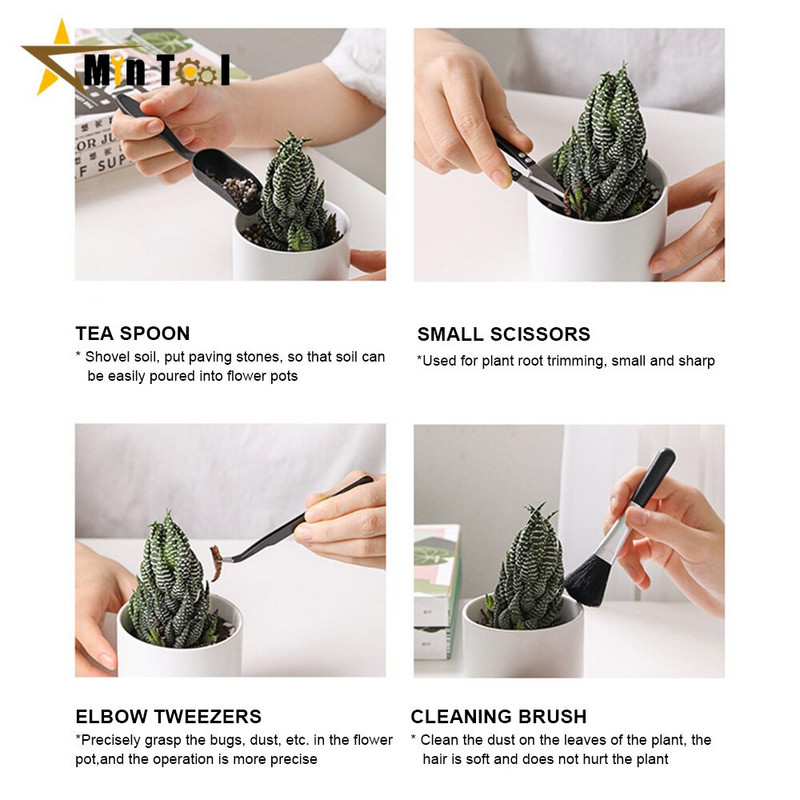 8/13 vnt. sodo sodintuvų rinkinys Sultingi augalai Įrankiai Sodo rankinių įrankių rinkinys Kambarinių bonsų miniatiūrinių persodinimo sodinukų rankinis įrankis