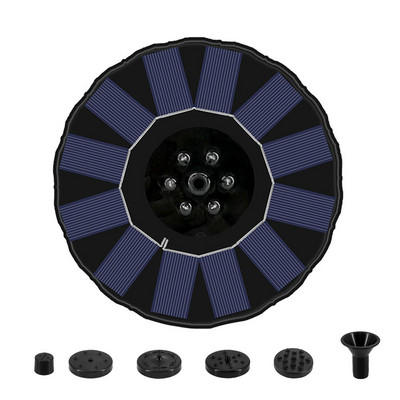 18/16/13 cm Lauke plūduriuojantis saulės energijos sodas vandens fontanas Saulės krioklys fontanas skydelis siurblys fontanas baseinas vandens tvenkinys Powere N7m4