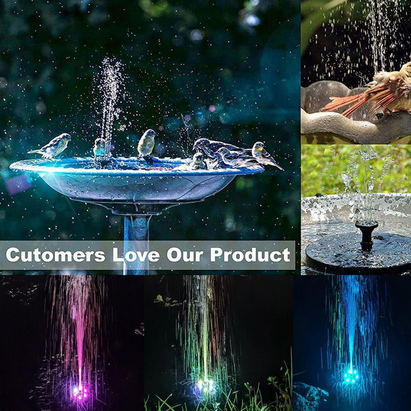 18/16/13 cm Lauke plūduriuojantis saulės energijos sodas vandens fontanas Saulės krioklys fontanas skydelis siurblys fontanas baseinas vandens tvenkinys Powere N7m4