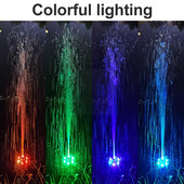 18/16/13 cm lauke plūduriuojantis saulės energijos sodas vandens fontanas fontanas tvenkinio skydas fontanas siurblys krioklys saulės energijos baseinas Wate U3u4