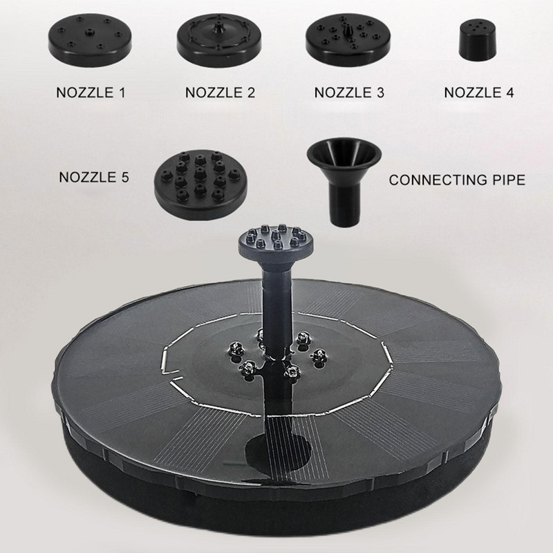 18/16/13 cm lauke plūduriuojantis saulės energijos sodas vandens fontanas fontanas tvenkinio skydas fontanas siurblys krioklys saulės energijos baseinas Wate U3u4
