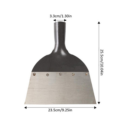 Lauko sodo valymo kastuvas Daugiafunkcis plieninis plokščias kastuvas Ledo kastuvas Ravėjimas sodinimas Sodo įrankis Pašalinkite lipdukus