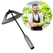 Sapă tubulară întărită integral din oțel, greblă de plivire portabilă, plantare de legume, grădină, agricultură, instrument de plivire, instrumente de grădină, 1 buc.