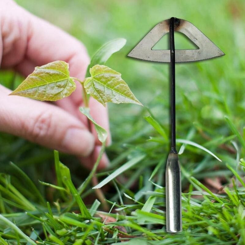 Sapă tubulară întărită integral din oțel, greblă de plivire portabilă, plantare de legume, grădină, agricultură, instrument de plivire, instrumente de grădină, 1 buc.