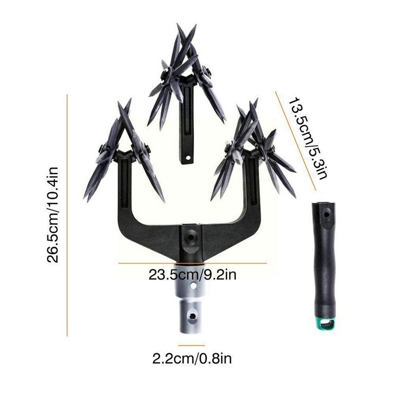 Jauni augsnes virpošanas rīki Zāliena atzarotājs Dārza skrubis Rotējošais skarieris instruments Kultivators Kultivators Rotācijas aerators Artefact L0s5