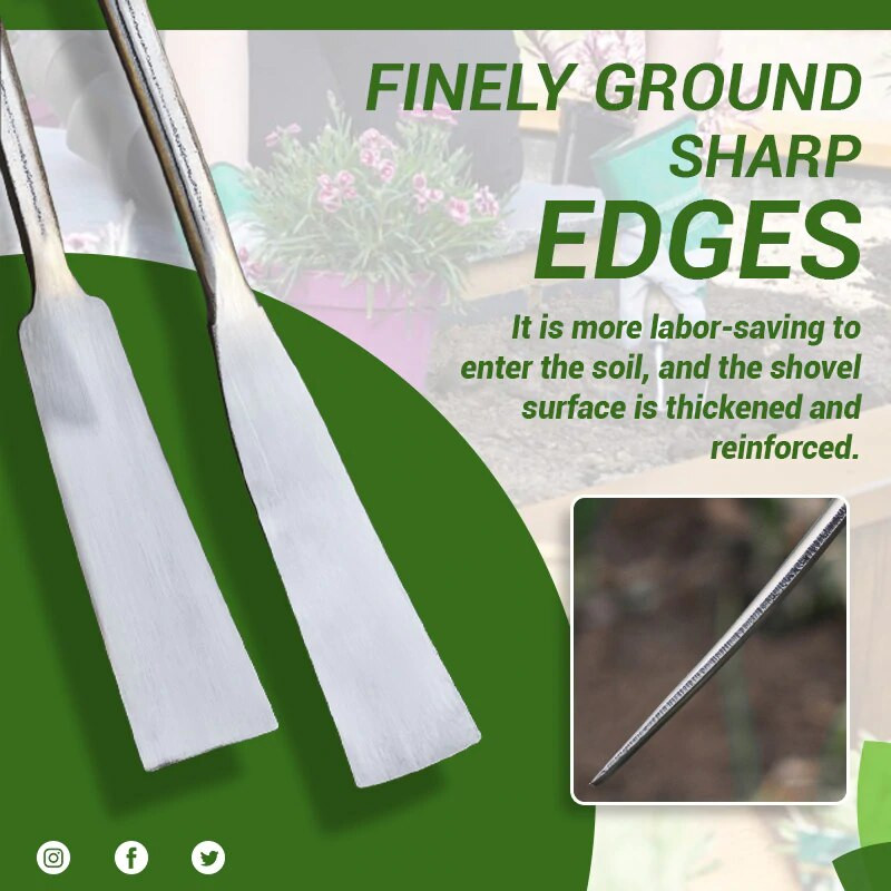 Sodininkystė persodinimo sodinukų kastuvas įsišaknijimo įrenginys Persodinimo kastuvas su neslystančia rankena Rankinis ravėjimo kastuvas sodo įrankis