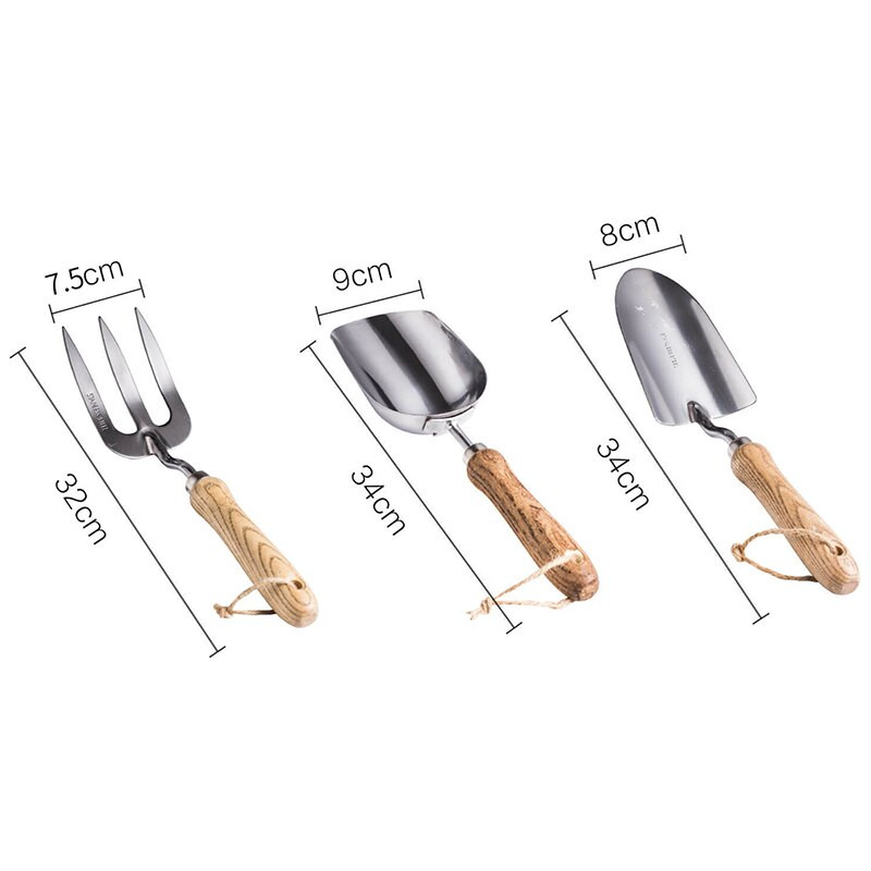 Nerūdijančio plieno platus kastuvas Sodo įrankis Kasimas Ravėjimas Purioje dirvoje sodinimas Kastuvas Sodas Balkonas Auginimas Vazonuose Rankinis įrankis