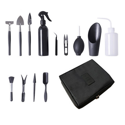 13 vienetų Sodo sodinimo mašina Sodininkystė Sodinimo Augalų Įrankis Nešiojami Sodinukai Persodinami Sėjamosios Žirklės Pincetas PP Maišelis