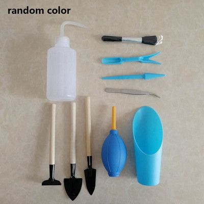 12/13 ks Záhradný kvetináč Mini záhradné ručné náradie Sada súprav sukulentných rastlín Náradie pre vnútorné bonsaje Miniatúrne transplantačné sadenice Nástroj