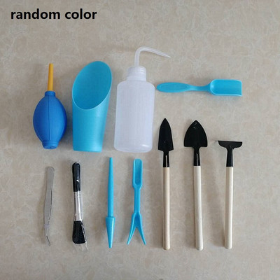 12/13 ks Záhradný kvetináč Mini záhradné ručné náradie Sada súprav sukulentných rastlín Náradie pre vnútorné bonsaje Miniatúrne transplantačné sadenice Nástroj