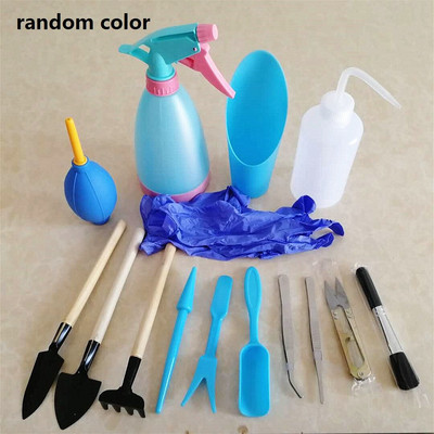 12/13 ks Záhradný kvetináč Mini záhradné ručné náradie Sada súprav sukulentných rastlín Náradie pre vnútorné bonsaje Miniatúrne transplantačné sadenice Nástroj