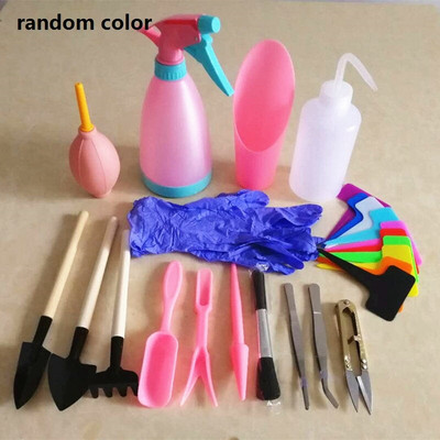 12/13 ks Záhradný kvetináč Mini záhradné ručné náradie Sada súprav sukulentných rastlín Náradie pre vnútorné bonsaje Miniatúrne transplantačné sadenice Nástroj