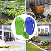 Daugiafunkcis rankinis reguliuojamas laistymo vazono tręšimo butelis sėjos vazono druskos barstytuvas sniego ir ledo barstytuvui