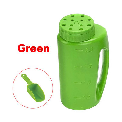 Daugiafunkcis rankinis reguliuojamas laistymo vazono tręšimo butelis sėjos vazono druskos barstytuvas sniego ir ledo barstytuvui