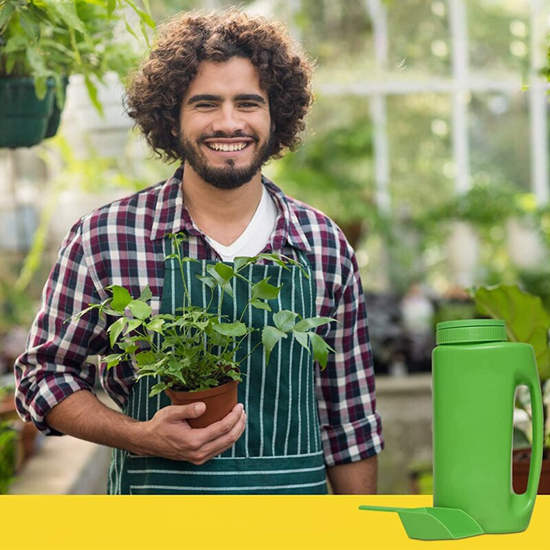 Daugiafunkcis rankinis reguliuojamas laistymo vazono tręšimo butelis sėjos vazono druskos barstytuvas sniego ir ledo barstytuvui