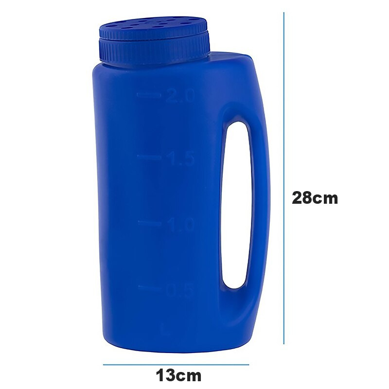 Daugiafunkcis rankinis reguliuojamas laistymo vazono tręšimo butelis sėjos vazono druskos barstytuvas sniego ir ledo barstytuvui