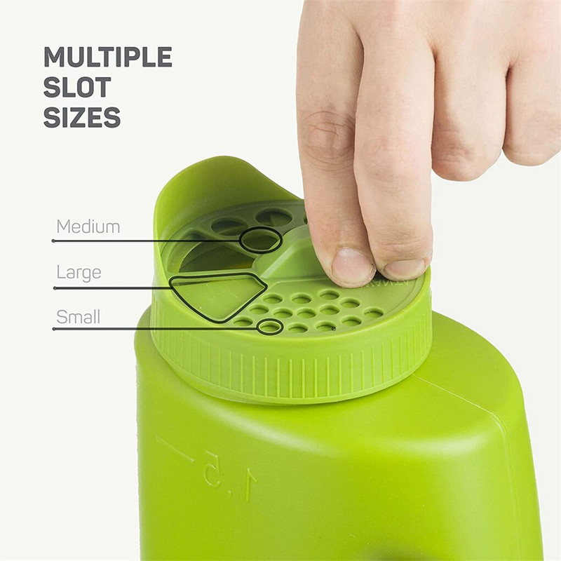 Ručný rozmetač semien s lopatkou, opakovane použiteľná vonkajšia fľaša na rozmetanie ľadu, dávkovač piesku, príslušenstvo na príjazdovú cestu