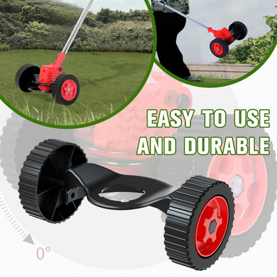 Χλοοκοπτικό γρασίδι Rolling Wheel Ηλεκτρικό κυλιόμενο τροχό Εργαλείο κοπής γκαζόν Dropship Αξεσουάρ Garden String Guider Mower Comfort D4Z1